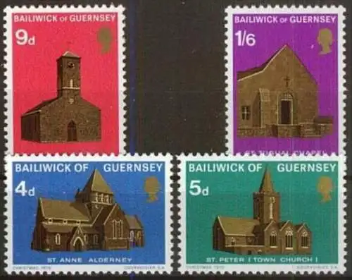 GUERNSEY 1970 Mi-Nr. 35/38 ** MNH