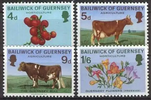 GUERNSEY 1970 Mi-Nr. 31/34 ** MNH