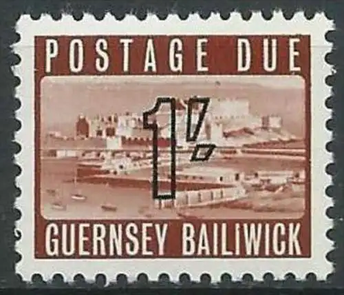 GUERNSEY 1969 Mi-Nr. Porto 7 ** MNH