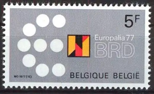 BELGIEN 1977 Mi-Nr. 1919 ** MNH