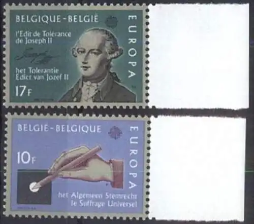 BELGIEN 1982 Mi-Nr. 2100/01 ** MNH