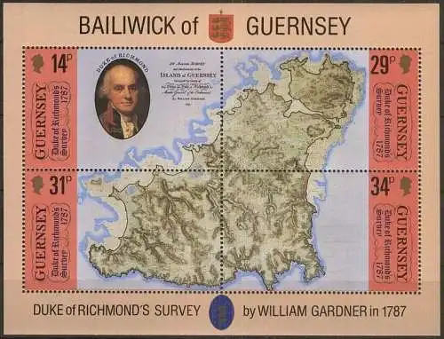 GUERNSEY 1987 Mi-Nr. Block 4 ** MNH