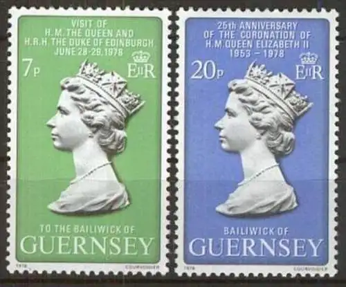 GUERNSEY 1978 Mi-Nr. 163 164 ** MNH