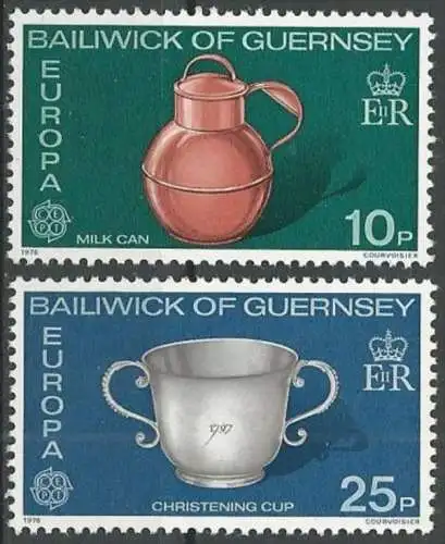 GUERNSEY 1976 Mi-Nr. 133/34 ** MNH