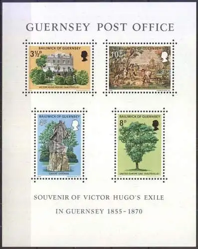 GUERNSEY 1975 Mi-Nr. Block 1 ** MNH