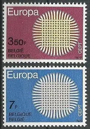 BELGIEN 1970 Mi-Nr. 1587/88 ** MNH