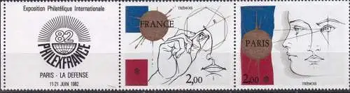 FRANKREICH 1981 Mi-Nr. 2262/63 ** MNH