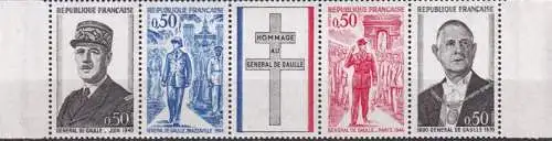 FRANKREICH 1971 Mi-Nr. 1772/75 ** MNH