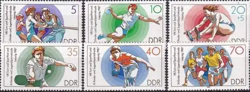 DDR 1987 Mi-Nr. 3111/16 ** MNH