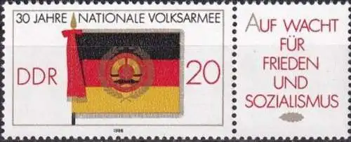 DDR 1986 Mi-Nr. 3001 ** MNH