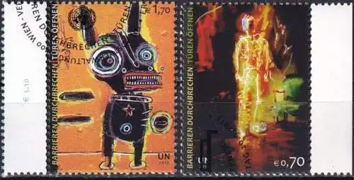 UNO WIEN 2013 Mi-Nr. 791/92 o used - aus Abo