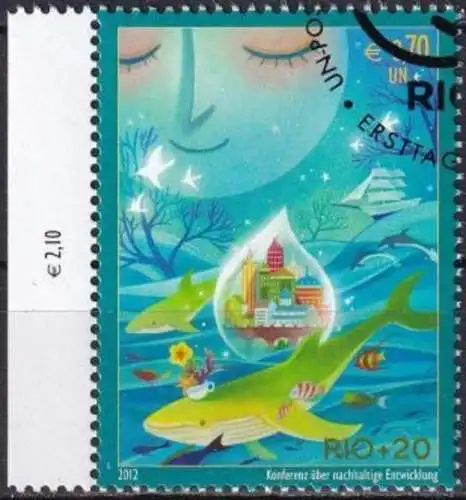 UNO WIEN 2012 Mi-Nr. 753 o used - aus Abo