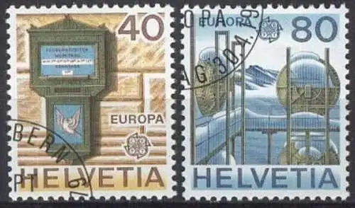 SCHWEIZ 1979 Mi-Nr. 1154/55 o used aus Abo