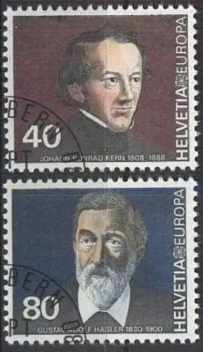 SCHWEIZ 1980 Mi-Nr. 1174/75 o used aus Abo