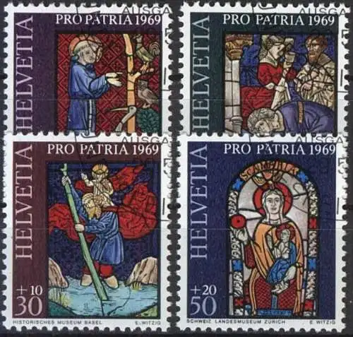 SCHWEIZ 1969 Mi-Nr. 902/05 o used