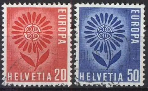 SCHWEIZ 1964 Mi-Nr. 800/01 o used