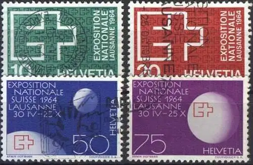 SCHWEIZ 1963 Mi-Nr. 782/85 o used