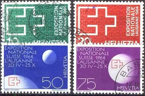 SCHWEIZ 1963 Mi-Nr. 782/85 o used