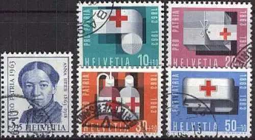 SCHWEIZ 1963 Mi-Nr. 775/79 o used