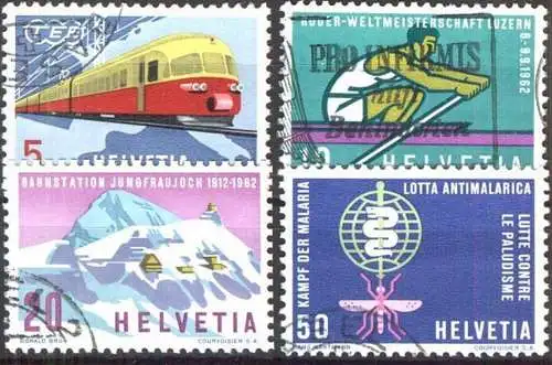 SCHWEIZ 1962 Mi-Nr. 747/50 o used