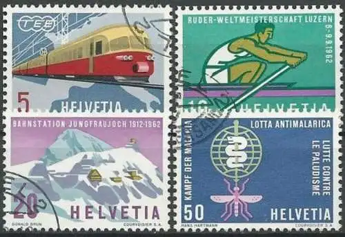 SCHWEIZ 1962 Mi-Nr. 747/50 o used