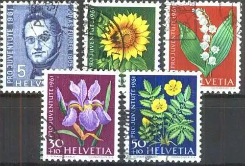 SCHWEIZ 1961 Mi-Nr. 742/44 o used