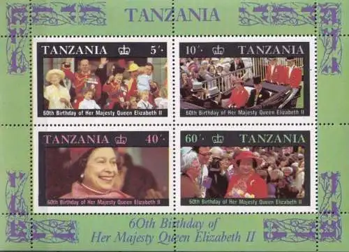 TANZANIA 1987 Mi-Nr. Block 64 ** MNH