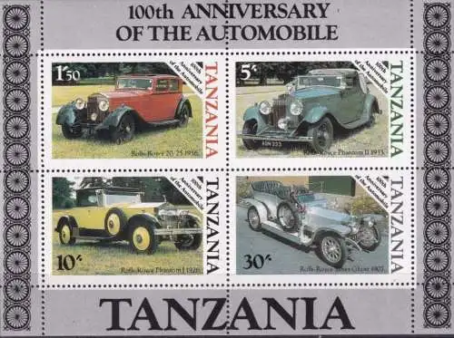 TANZANIA 1986 Mi-Nr. Block 53 ** MNH