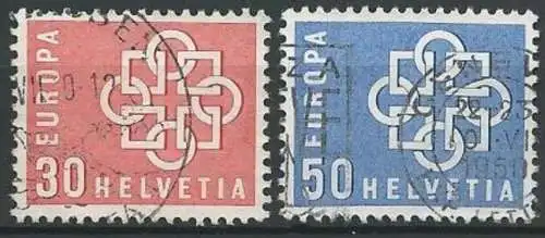 SCHWEIZ 1959 Mi-Nr. 679/80 o used