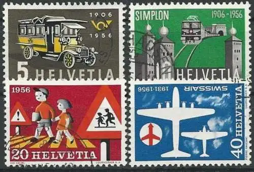 SCHWEIZ 1956 Mi-Nr. 623/26 o used