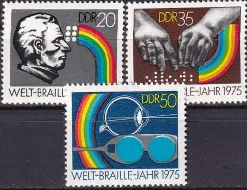 DDR 1975 Mi-Nr. 2090/92 ** MNH