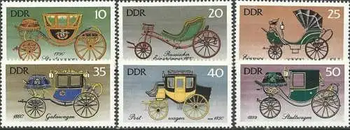 DDR 1976 Mi-Nr. 2147/52 ** MNH