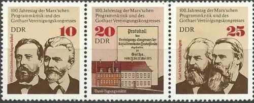 DDR 1975 Mi-Nr. 2050/52 ** MNH
