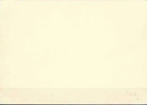 DEUTSCHLAND 1961 Mi-Nr. P 67 Postkarte ungelaufen siehe scan