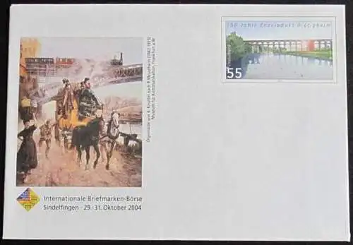 DEUTSCHLAND 2004 Mi-Nr. USo 83 GANZSACHE Int. Briefmarken-Börse Sindelfingen ungebraucht