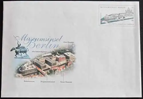 DEUTSCHLAND 2002 Mi-Nr. USo 41 GANZSACHE Museumsinsel Berlin ungebraucht