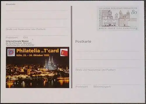 DEUTSCHLAND 1993 Mi-Nr. PSO 31 Postkarte Int. Messe für Briefmarken Köln 1993 ungebraucht