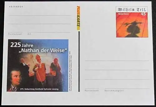 DEUTSCHLAND 2004 Mi-Nr. PSO 84 Postkarte 225 J. Nathan der Weise ungebraucht