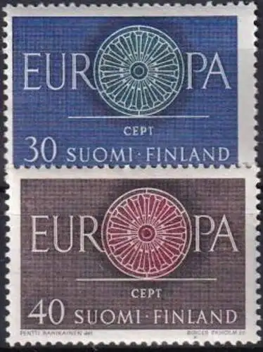 FINNLAND 1960 Mi-Nr. 525/26 ** MNH