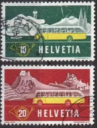 SCHWEIZ 1953 Mi-Nr. 586/87 o used