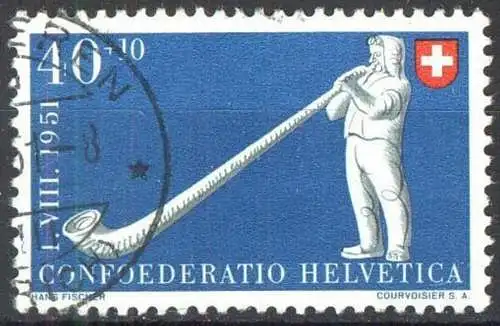 SCHWEIZ 1951 Mi-Nr. 559 o used