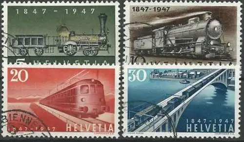 SCHWEIZ 1947 Mi-Nr. 484/87 o used