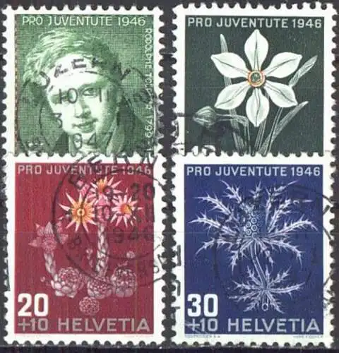 SCHWEIZ 1946 Mi-Nr. 475/78 o used