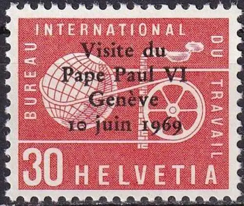 SCHWEIZ 1969 Mi-Nr. BIT 103 ** MNH