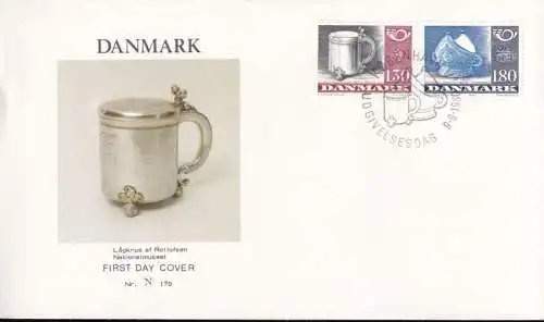 DÄNEMARK 1980 Mi-Nr. 708/09 FDC Norden