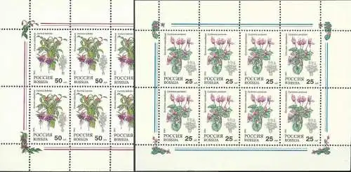 RUSSLAND 1993 Mi-Nr. 298/99 Kleinbögen ** MNH