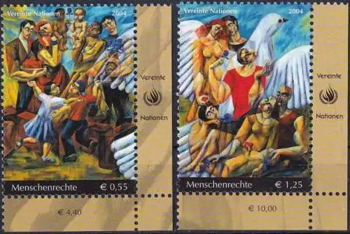 UNO WIEN 2004 Mi-Nr. 430/31 ** MNH