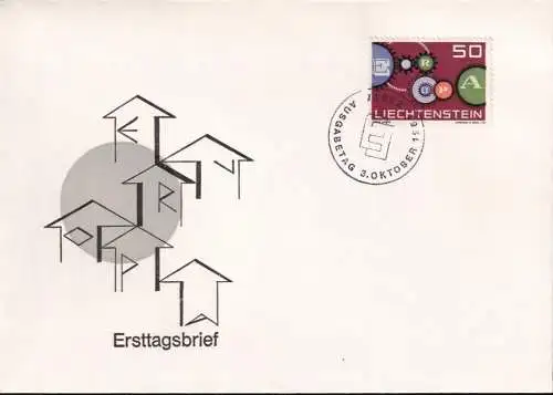 LIECHTENSTEIN 1961 Mi-Nr. 414 CEPT FDC