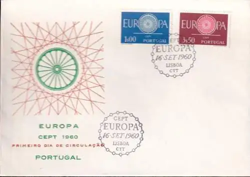 PORTUGAL 1960 Mi-Nr. 898/99 CEPT FDC