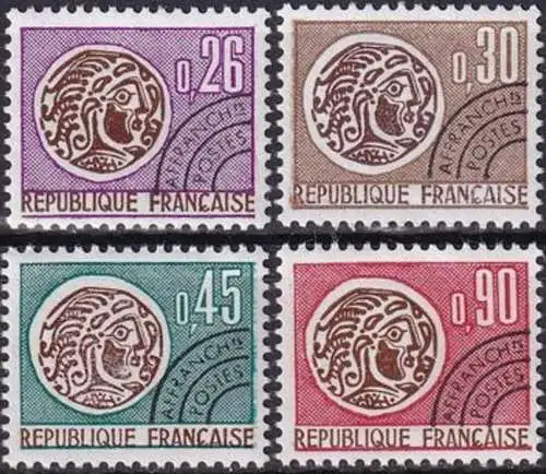 FRANKREICH 1971 Mi-Nr. 1761/64 ** MNH